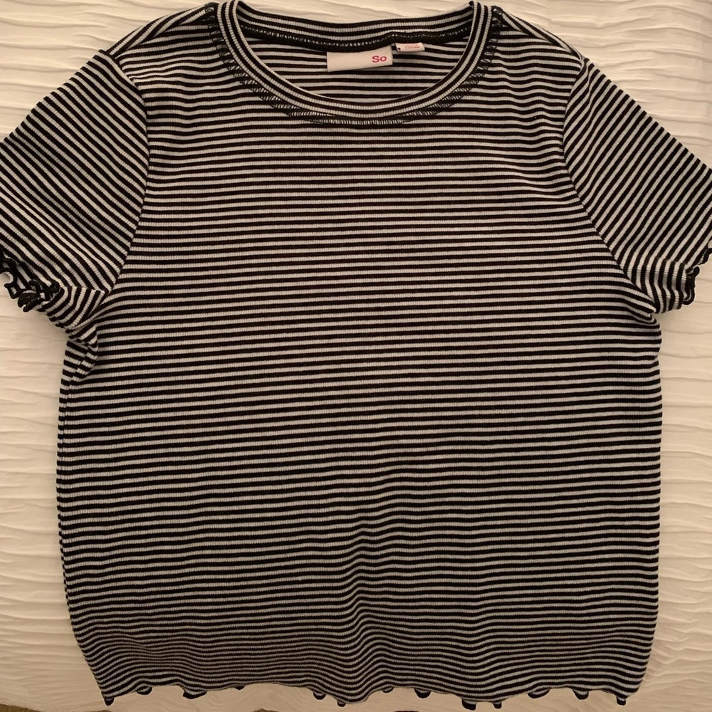 SO girls ribbed shirt 14/16